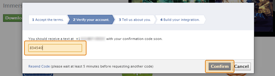 facebook doesnt send me sms code