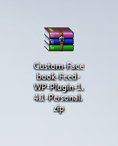 Download the zip file of the Custom Facebook Feed WordPress Plugin