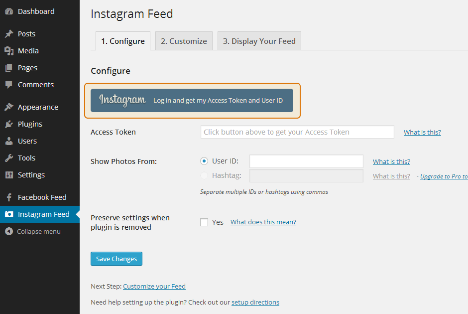 instagram log in account