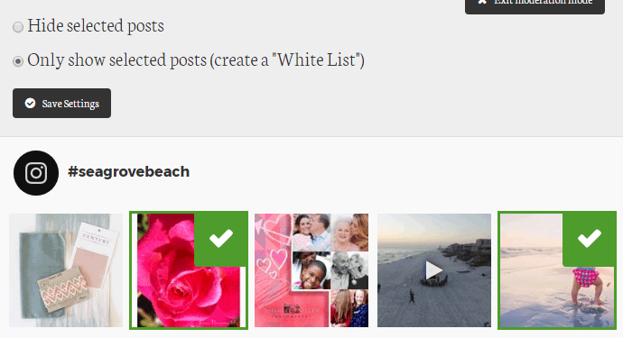create instagram whitelist