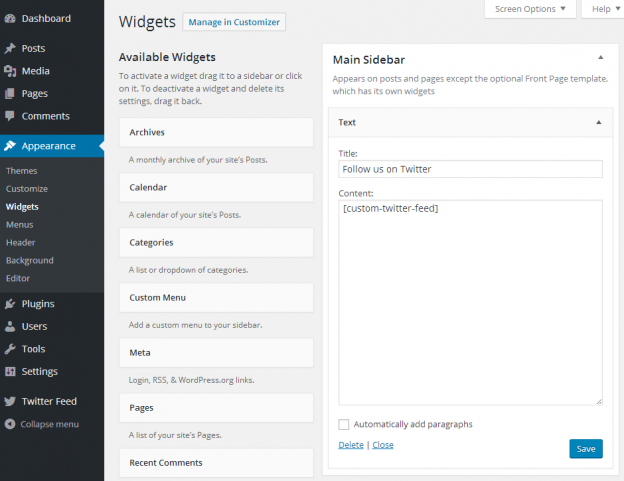 custom twitter feeds custom twitter feeds