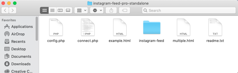 Standalone File Structure