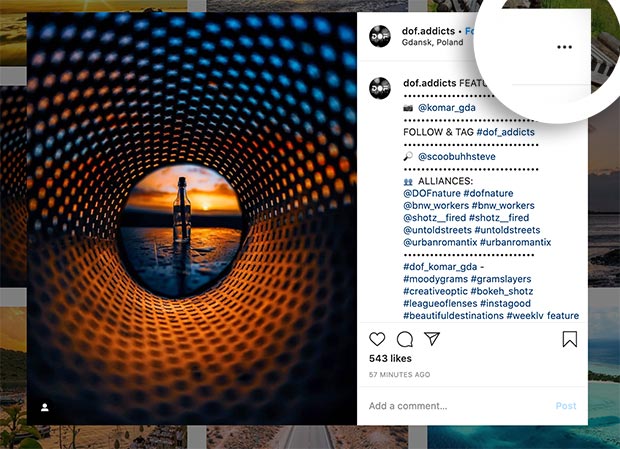 embed instagram post on wordpress