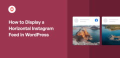 How to Display a Horizontal Instagram Feed in WordPress