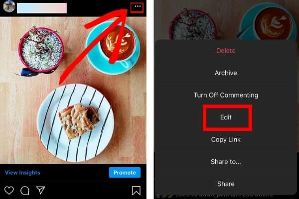 how to set up instagram shopping edit post