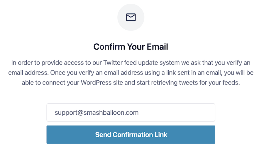 Confirm your email - Twitter 2.1