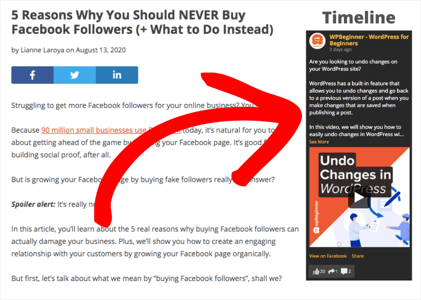 How to Embed Your Facebook Timeline on Your site (Easy)