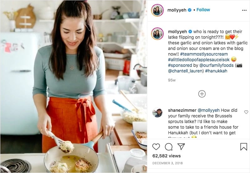 partnering with influencers example