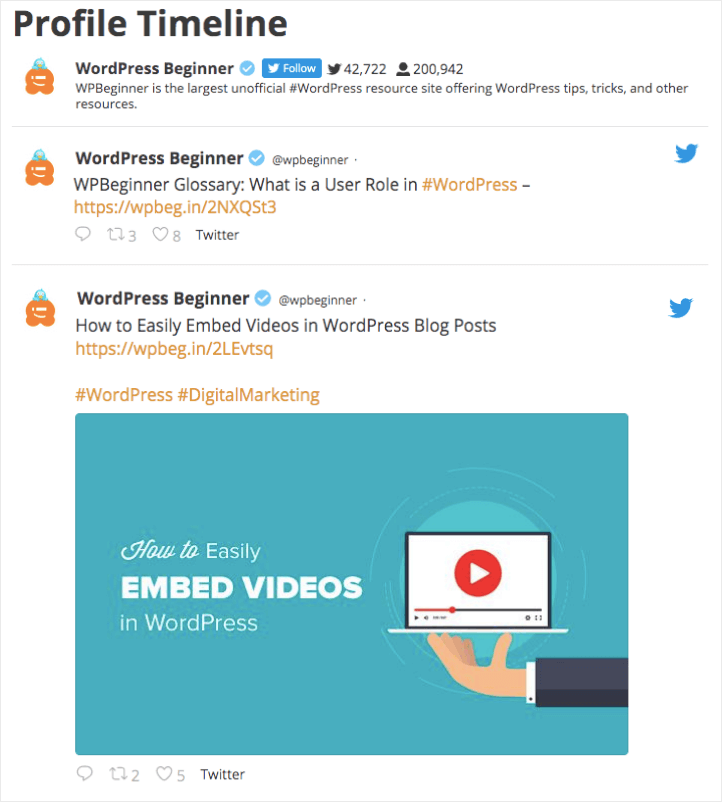 7 Twitter Widget Examples You Can Embed On Your Website