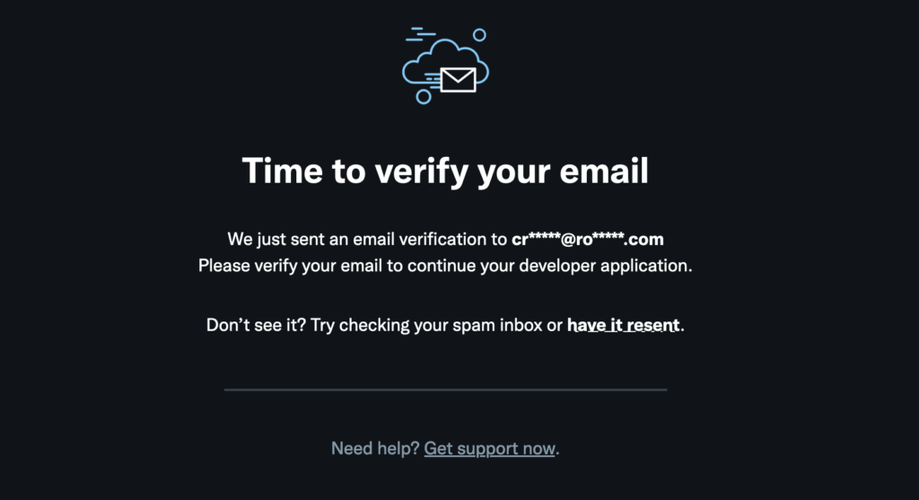 verify email