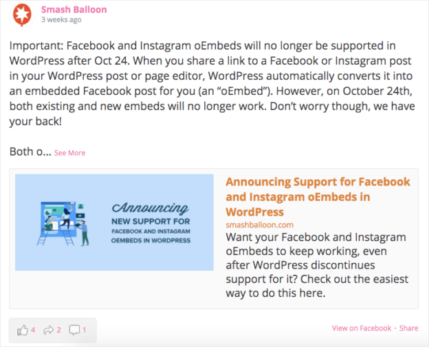 How to Put a Facebook Feed on WordPress (Beginner's Guide)