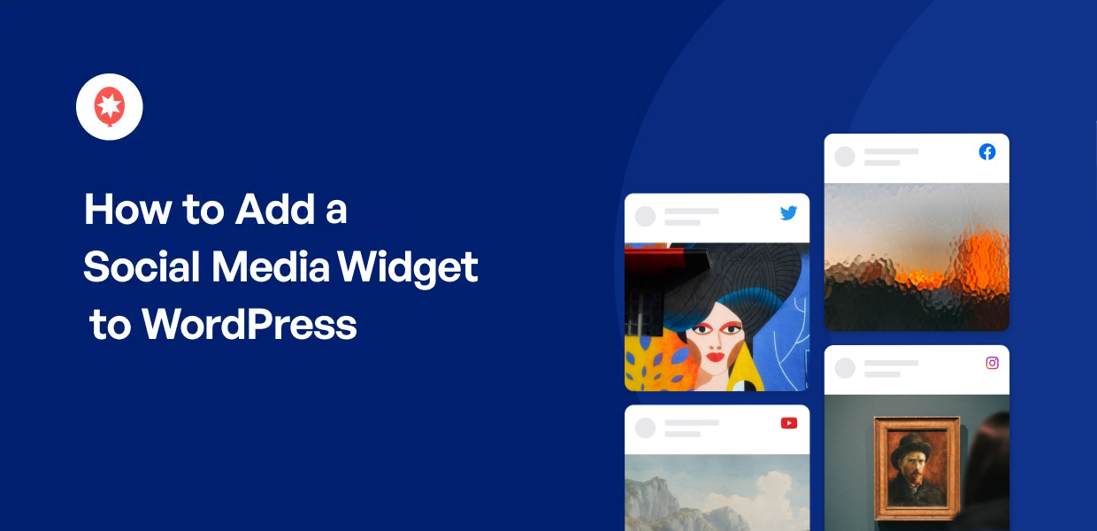 how to add a social media widget to wordpress