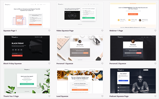 seedprod review templates