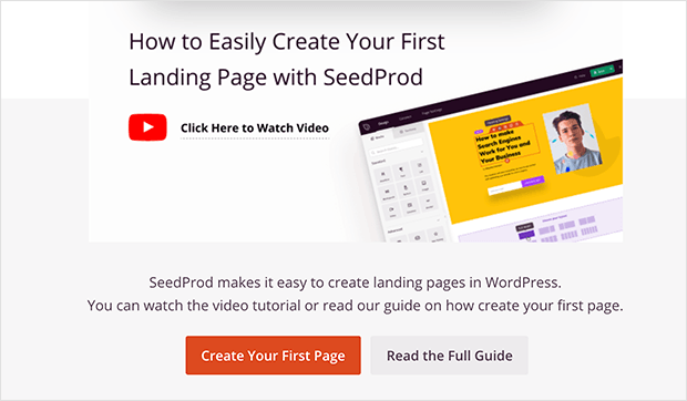 seedprod review setup