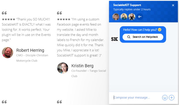 sociablekit live chat