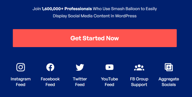 supported platforms social media smash balloon