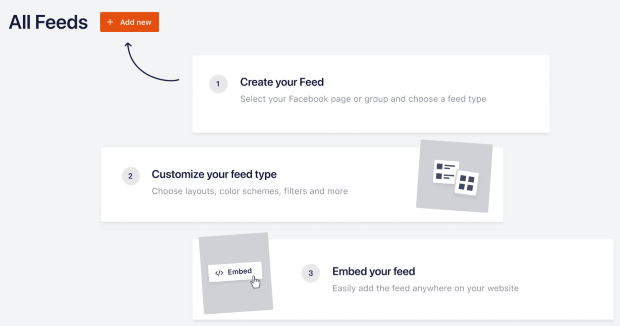 easier feed creation for custom facebook feed pro