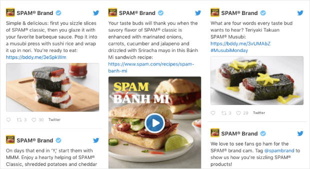 social wall pro plugin example of feed