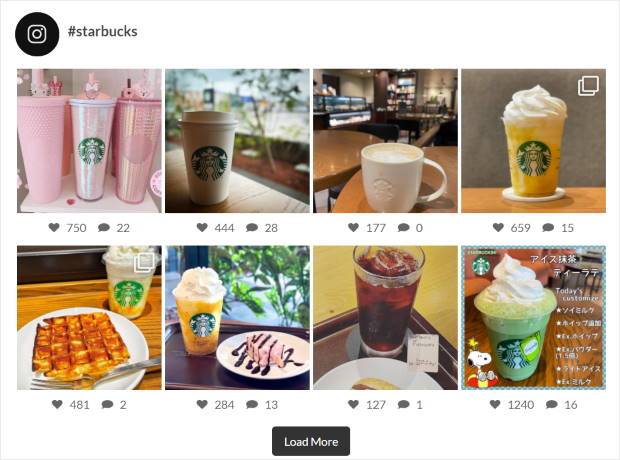 grid layout for your instagram feed