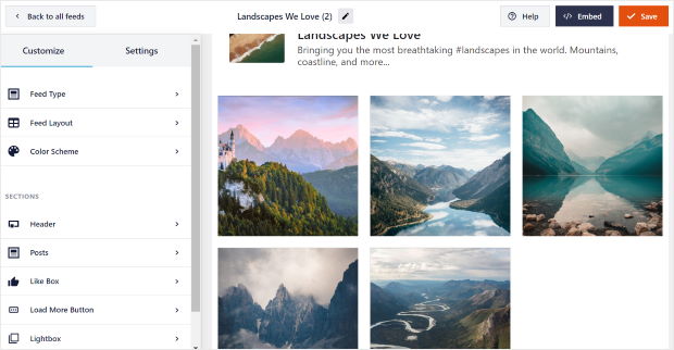 live feed editor for facebook