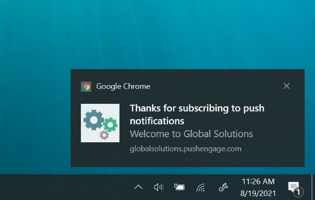 push notification example