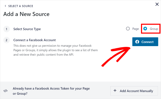 How to join a Facebook group as a page