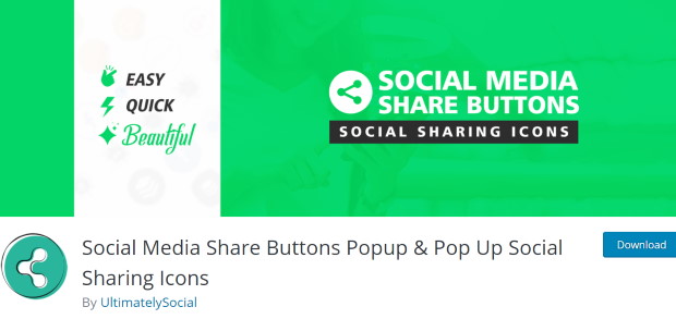 social media share buttons
