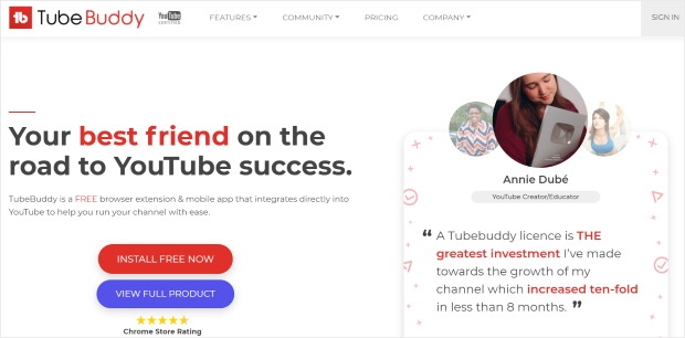 tubebuddy youtube marketing tools