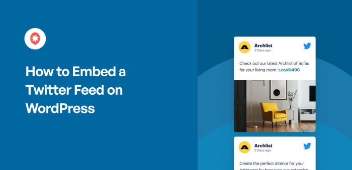 How to Embed a Twitter Feed on WordPress