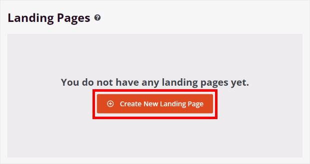 how to create a new landing page in wordpress