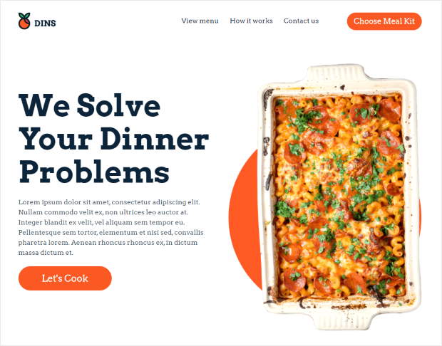 landing page example