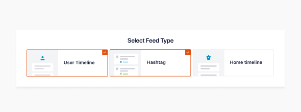 Combine multiple feed types