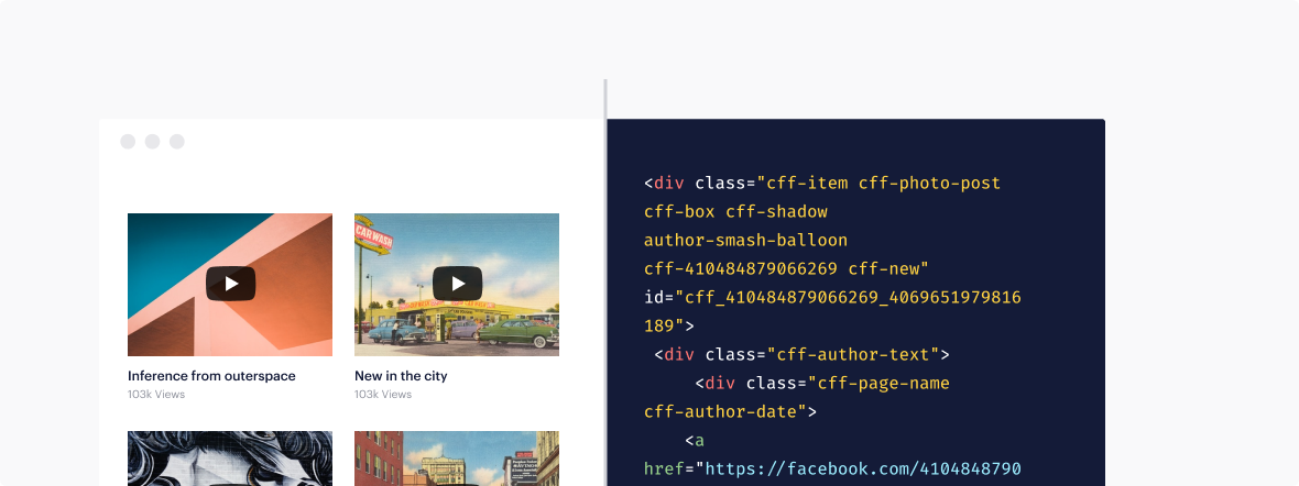 YouTube Feed Features