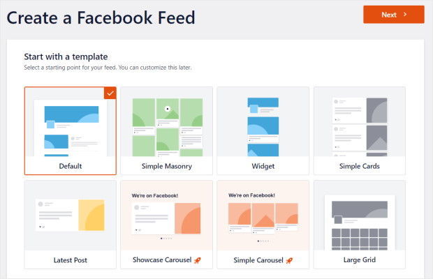 Facebook Feed Templates