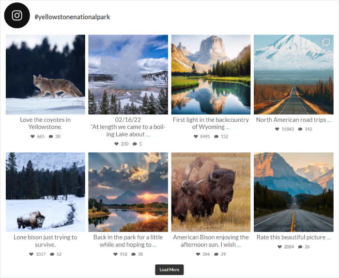 grid layout for your instagram feed