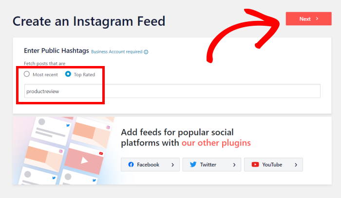 select hashtags instagram