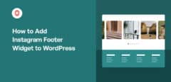 How to Add Instagram Footer Widget to WordPress