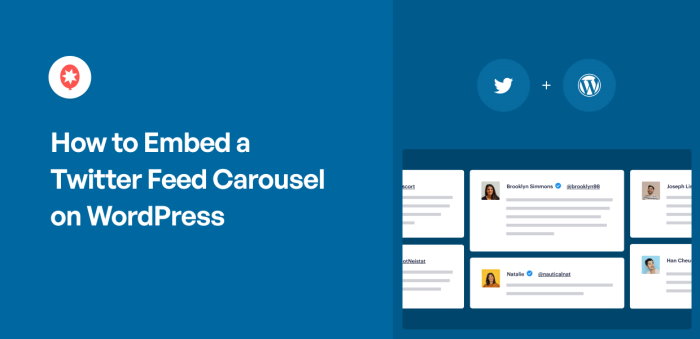 How to Embed a Twitter Feed Carousel on WordPress