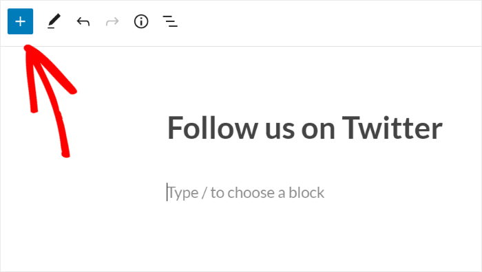 add new block content block