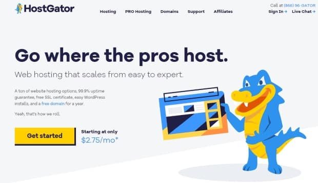 Gator Web Builder by Hostgator Best Website builder homepage