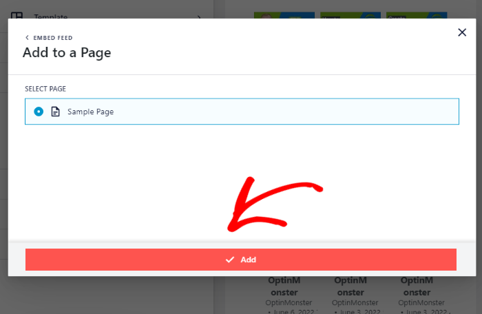 select your page wordpress