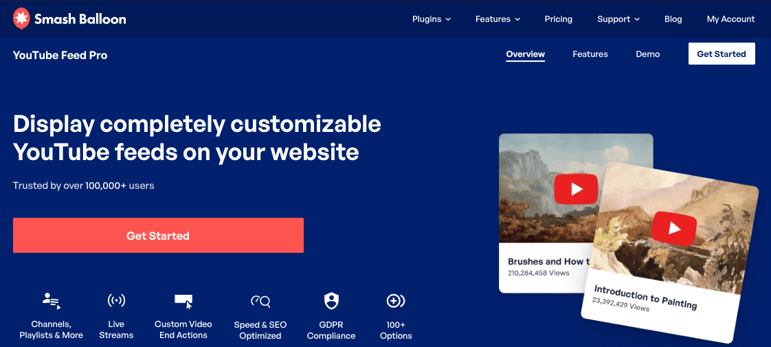 add youtube feed to website using smash balloon youtube feed pro