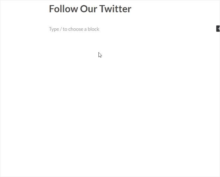 embed twitter card on your website
