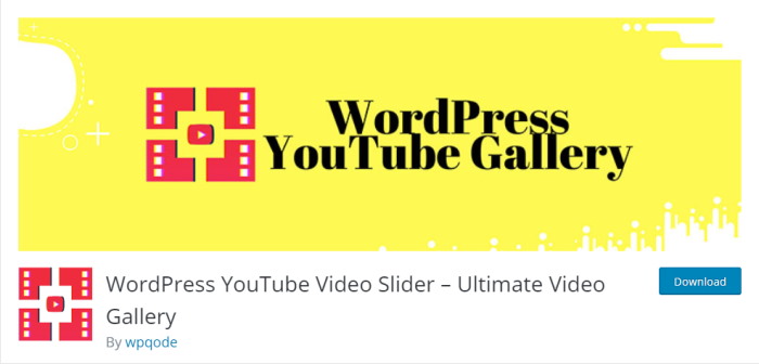 wordpress youtube video slider plugin