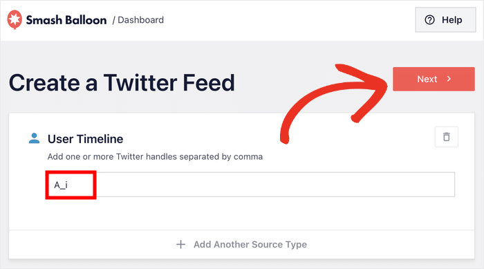 pick your twitter source