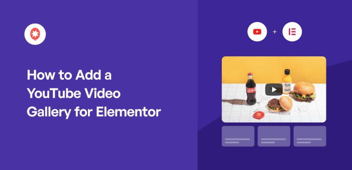 How to Add a YouTube Video Gallery for Elementor