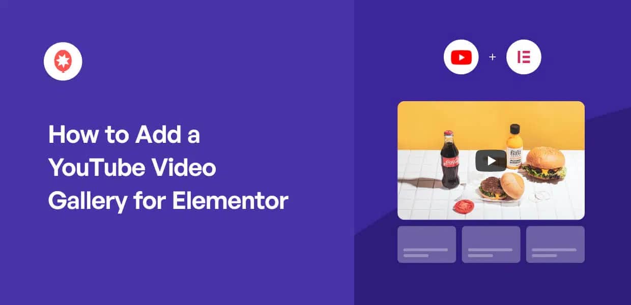 add a youtube video gallery to elementor
