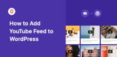 how to add youtube feed to wordpress featured