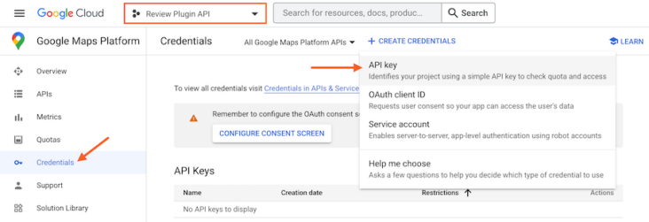 Creating a Google API Key - Smash Balloon