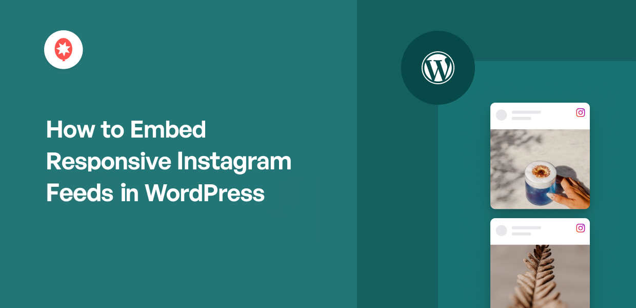 how to embed responsive instagram feeds in wordpress